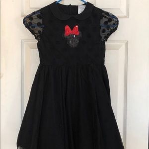 Black Polka Dot Mickey Mouse Dress
